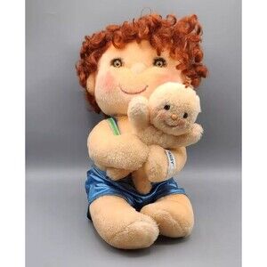 Vintage Kenner 1985 Hugga Bunch Hugsy Boy Plush Doll Baby Hugglet Tuggins